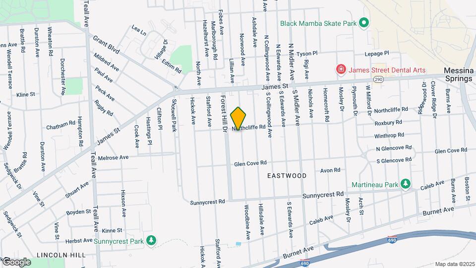 210 Woodbine Ave, Unit Second floor Mapa y Detalles de la Ubicación