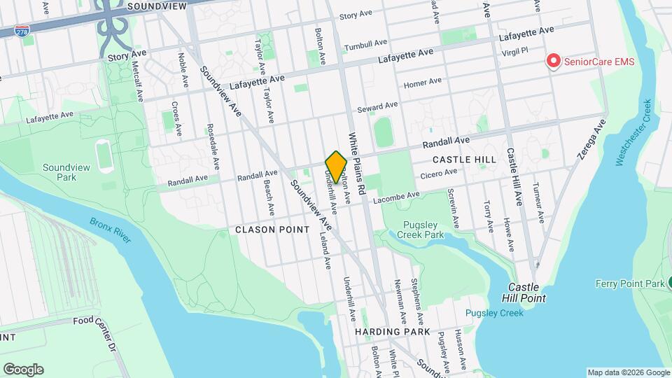 526 Underhill Ave, Unit 2F Map and Location Details