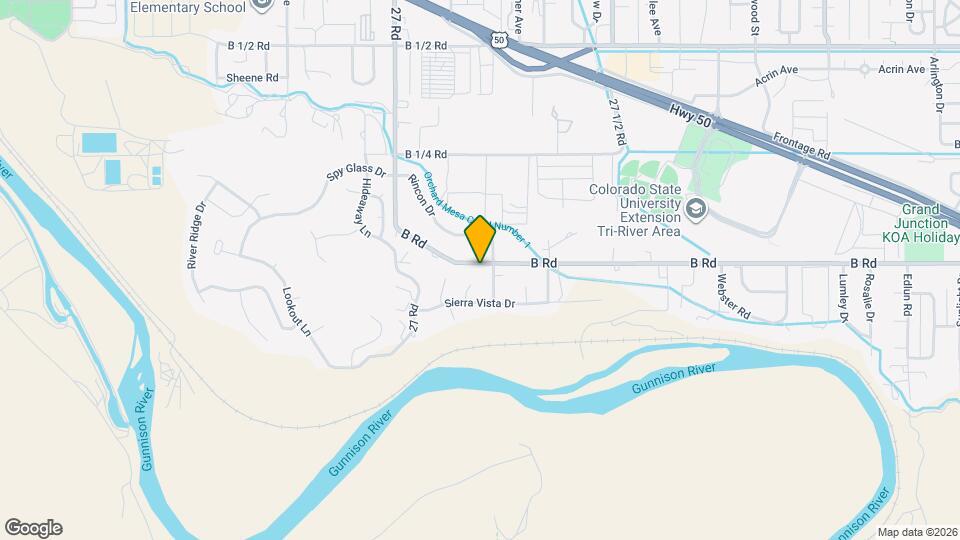 2719 B Rd Map and Location Details