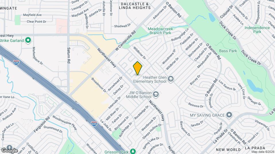 709 Brookview Dr Map and Location Details