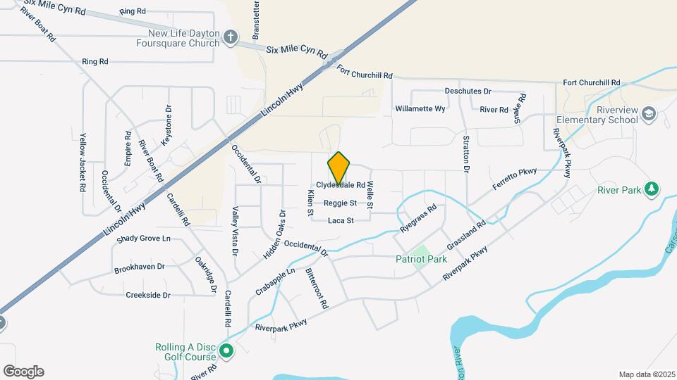 729 Clydesdale Rd Map and Location Details