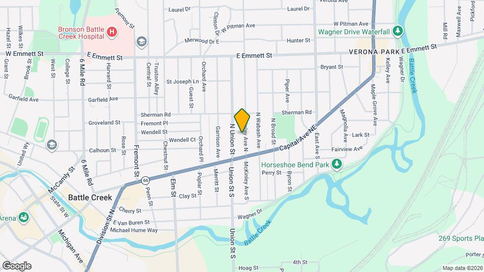 43 McKinley Ave N Map and Location Details