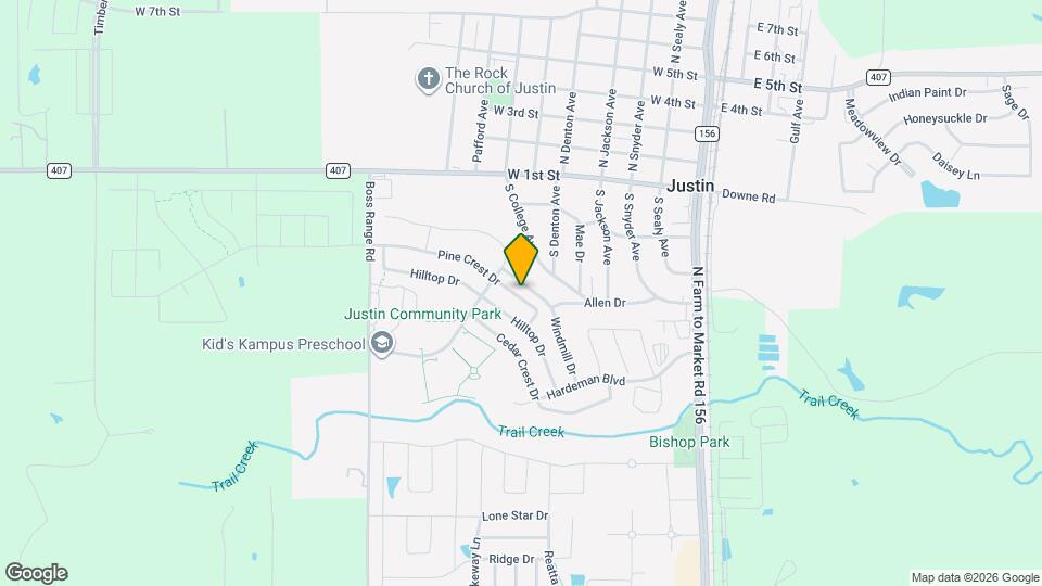 252 Pine Crest Dr Map and Location Details