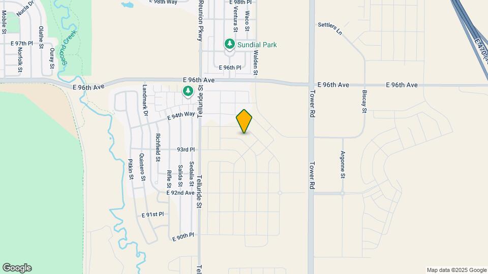 17931 E 94th Ave Map and Location Details