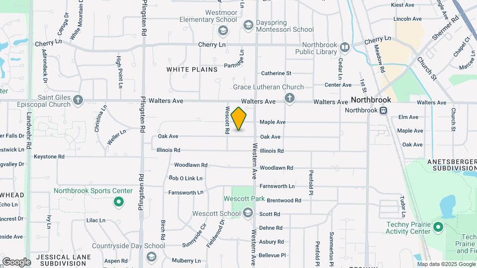 2428 Oak Ave Map and Location Details