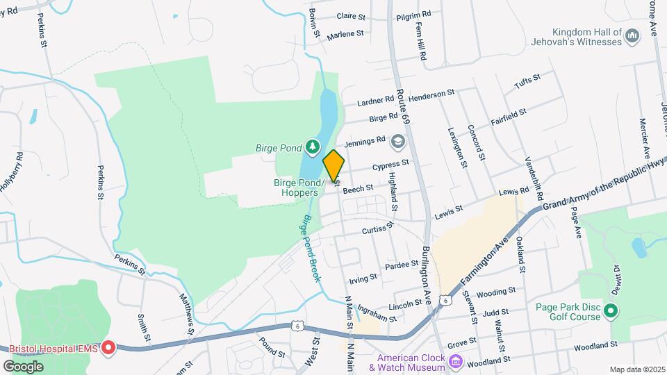 79 N Pond St Map and Location Details