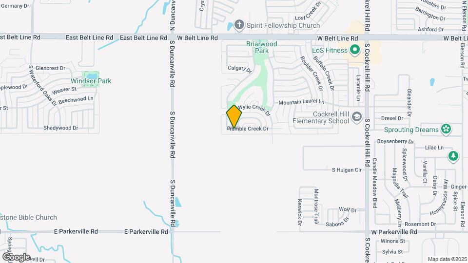 1732 Bramble Creek Dr Map and Location Details