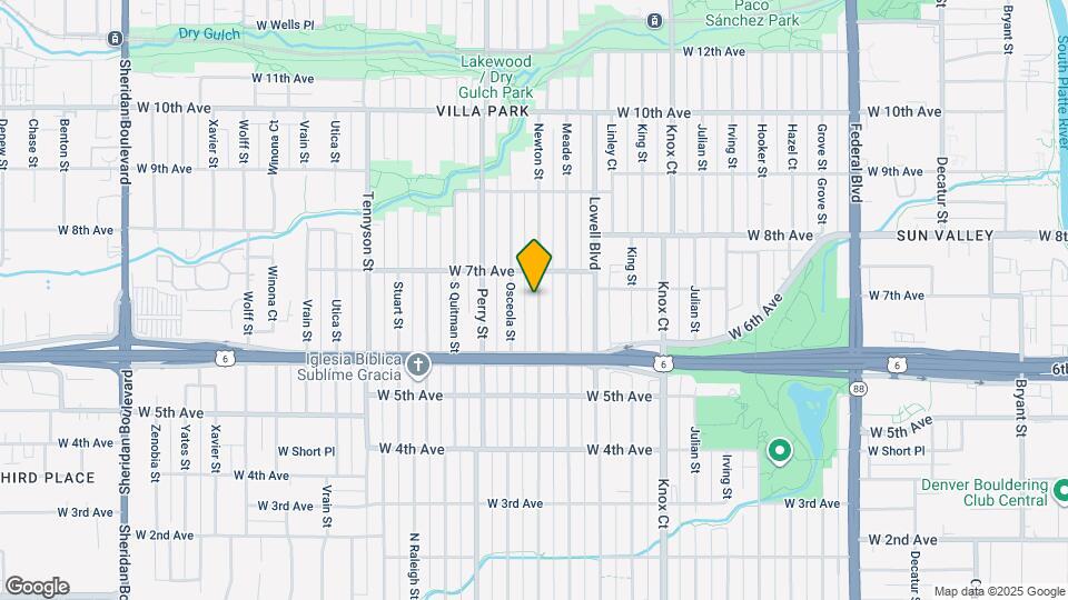 645 Newton St Map and Location Details
