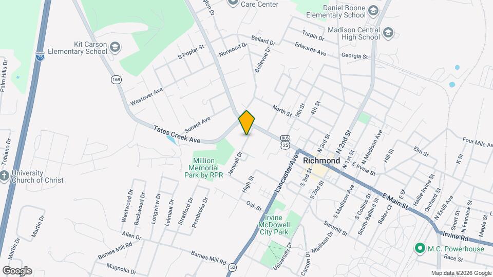 128 Parrish Ave Map and Location Details