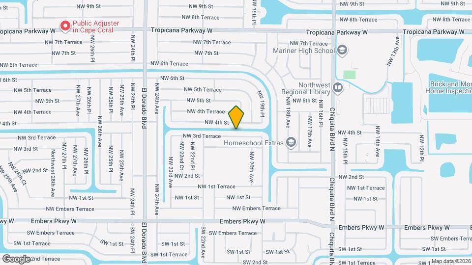 2023 NW 3rd Terrace Map and Location Details