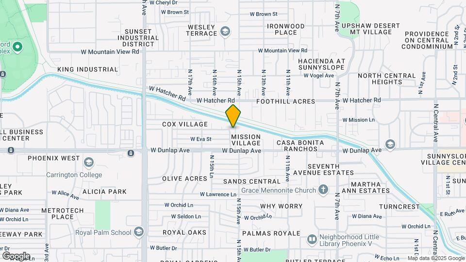 9033 N 15th Dr Map and Location Details