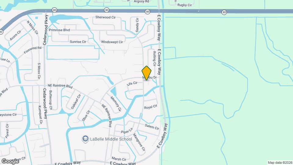 8105 Rolling Ct Map and Location Details