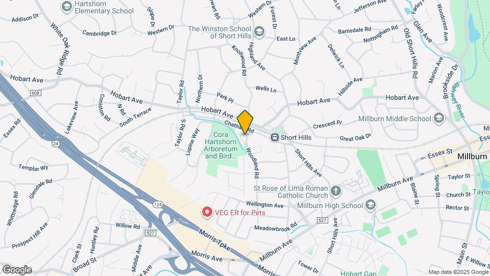 The Estates at Short Hills Map and Location Details