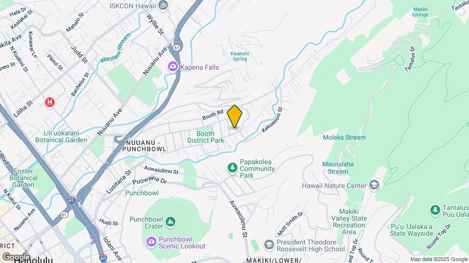 2454 Pauoa Rd Map and Location Details