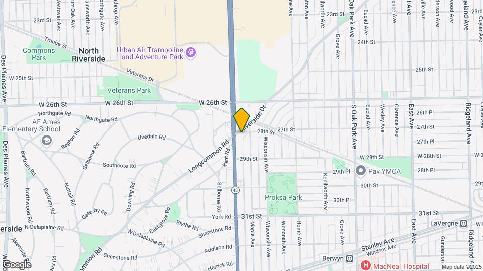 7146 Riverside Dr Map and Location Details