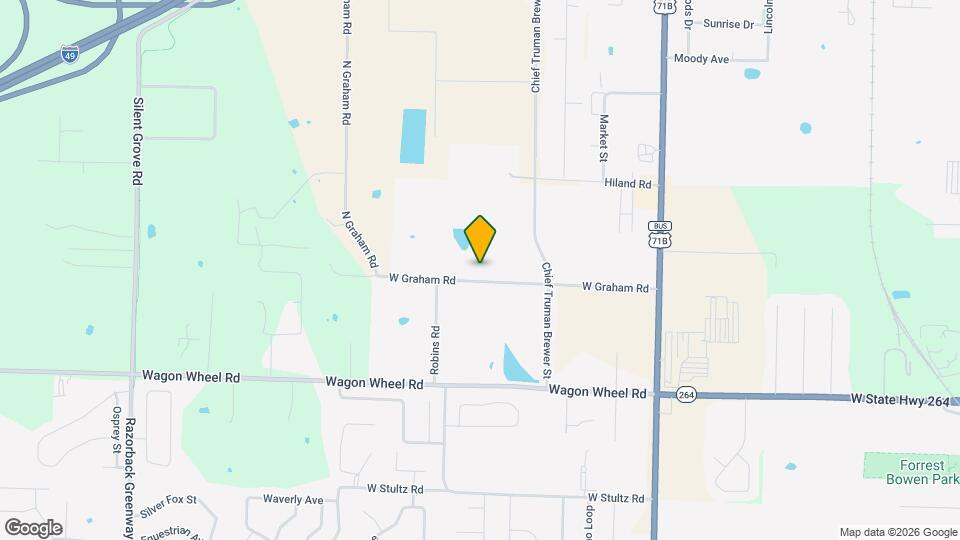 1514 W Graham Rd Map and Location Details