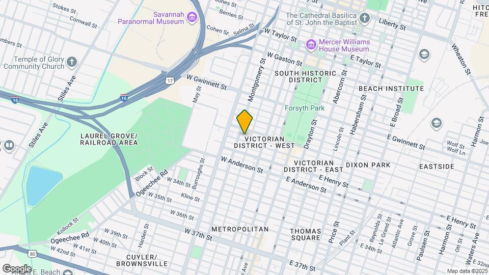 316 W Duffy St Map and Location Details