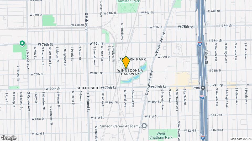 524 W 78th St Map and Location Details