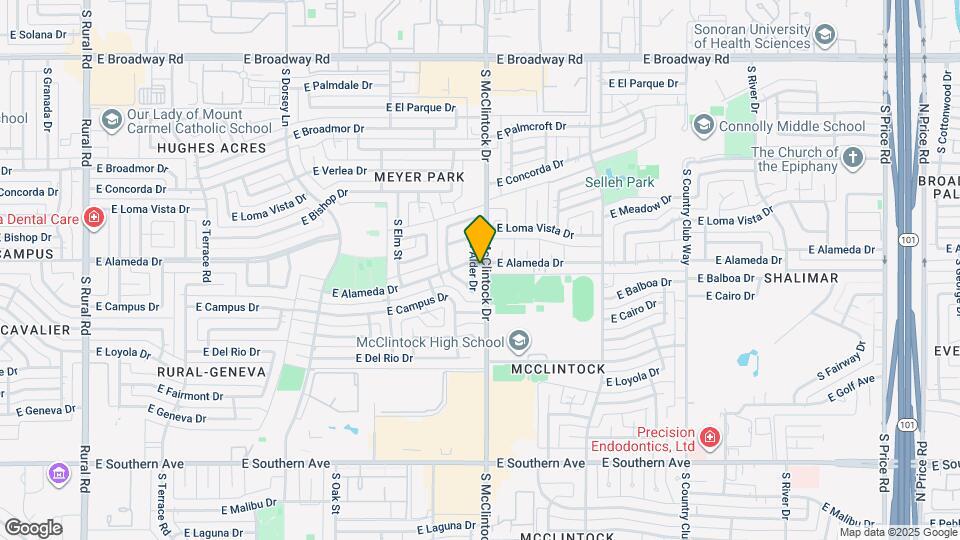 2709 S Alder Dr Map and Location Details