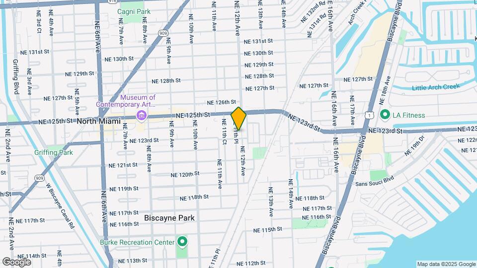 12325 NE 11th Pl Map and Location Details