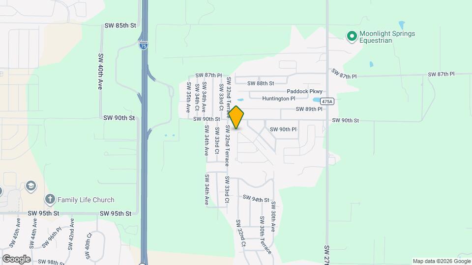 9040 SW 32nd Ct Map and Location Details