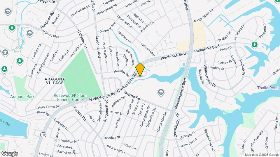 4629 Merrimac Ln Map and Location Details