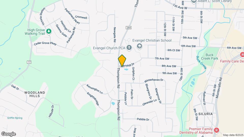 104 Berryhill Dr Map and Location Details