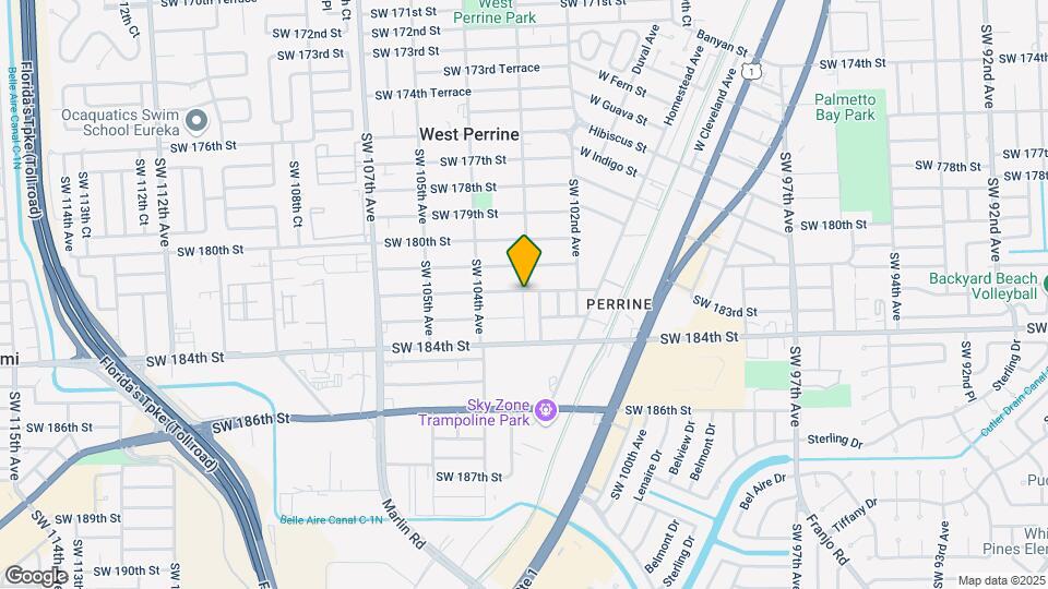 18391 SW 103rd Ct Map and Location Details