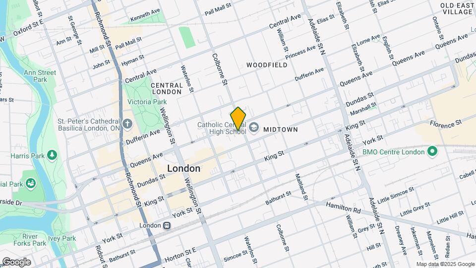 Woodfield Walk Map and Location Details