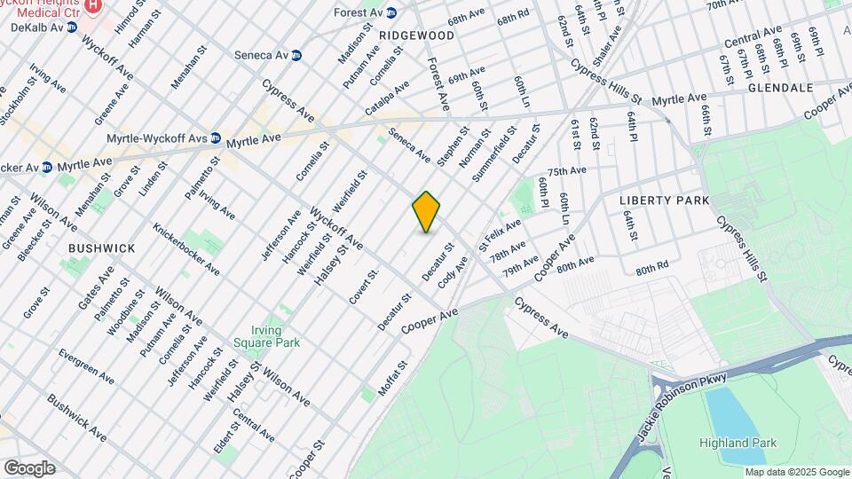 1657 Summerfield St Map and Location Details