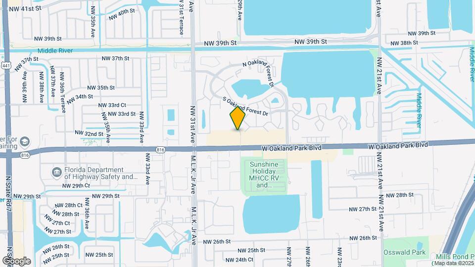 3101 Oakland Shores Dr Map and Location Details