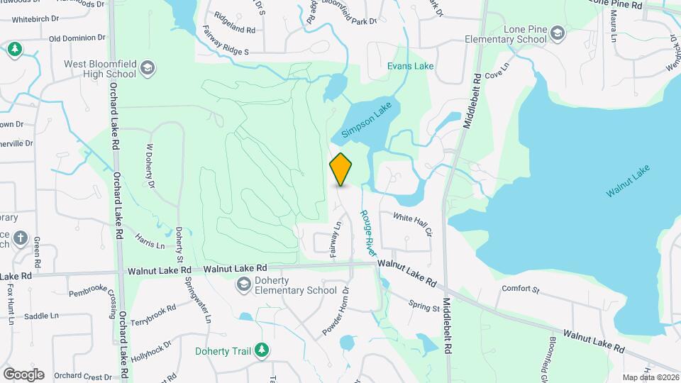 5273 Simpson Lake Rd Map and Location Details