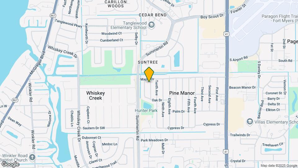 Avalanche Properties - Duplex Map and Location Details