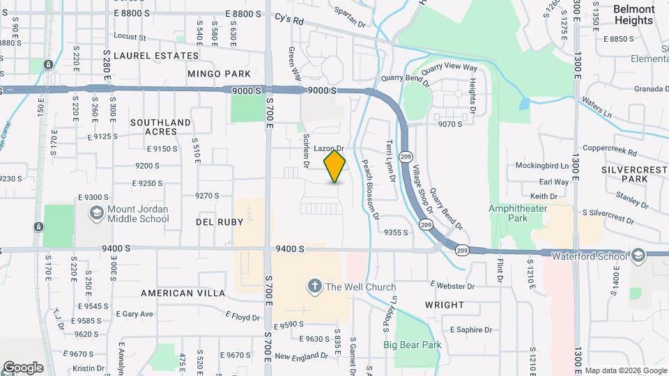 9242 S Rose Cottage Way Map and Location Details