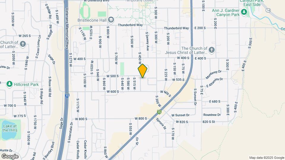 529 S 450 W Map and Location Details
