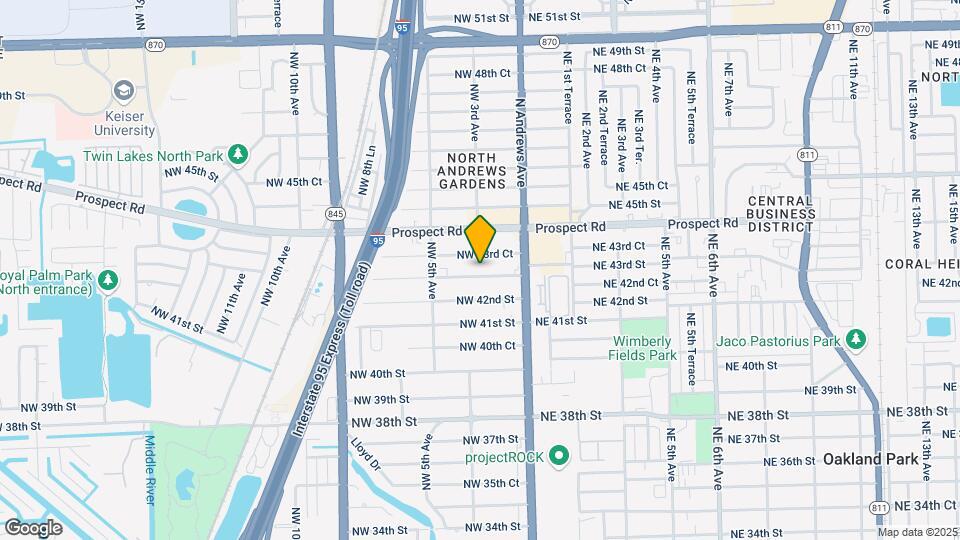 311 NW 43rd St Map and Location Details