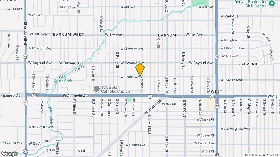 201 S Meade St Mapa y Detalles de la Ubicación