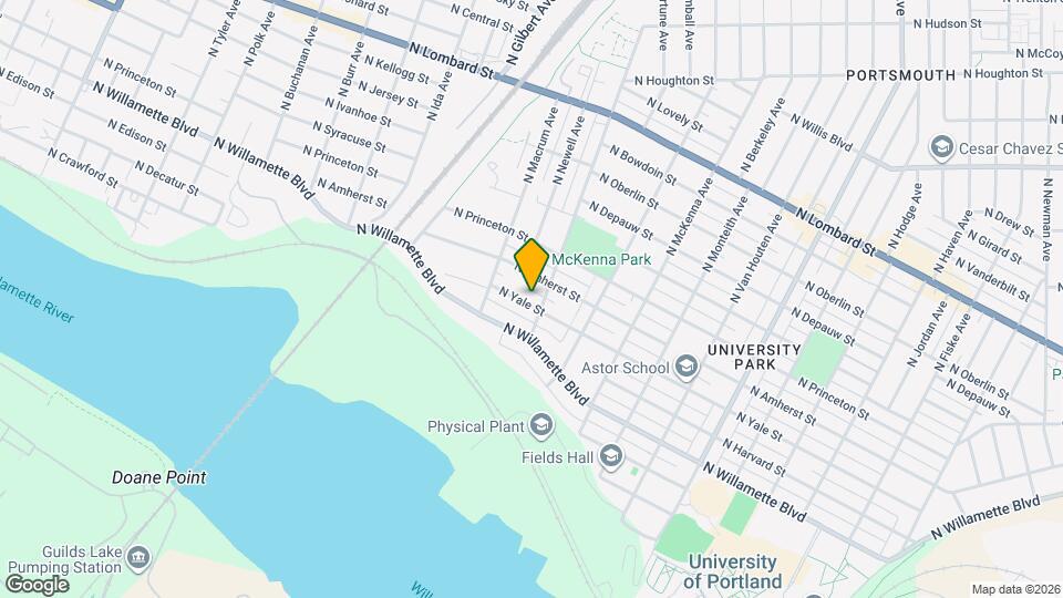 6423 N Yale St Map and Location Details