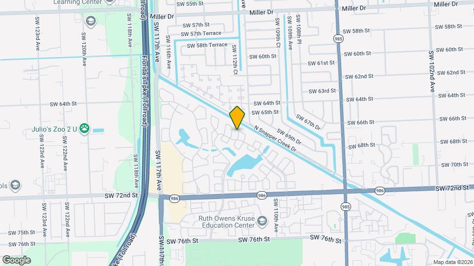 6512 SW 112th Pl Map and Location Details