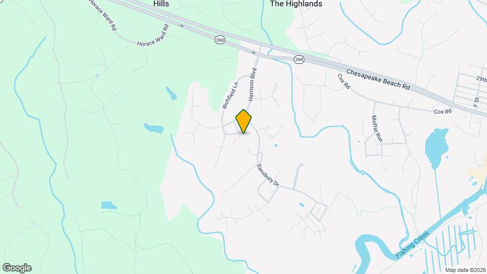 2495 Deerfield Ln Map and Location Details