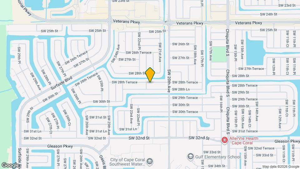 2108 SW 28th Terrace Map and Location Details