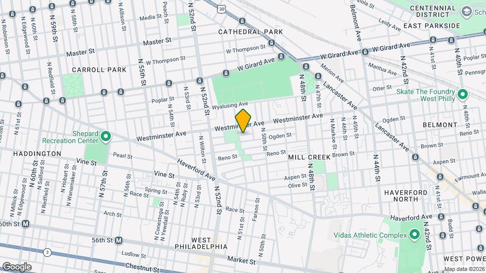 5058 Hoopes St Map and Location Details