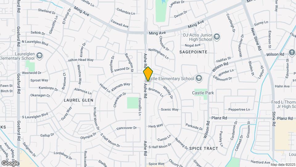 2816 Ashe Rd Map and Location Details