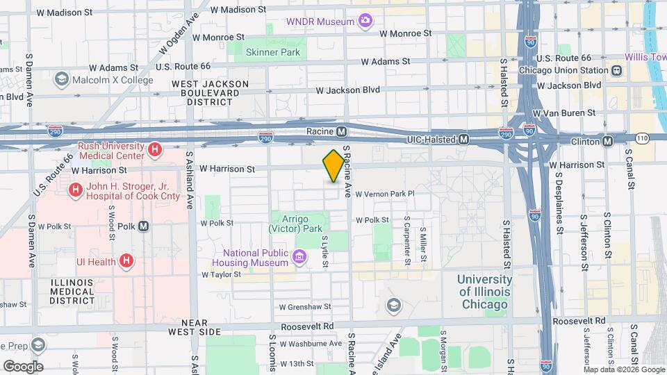 1220 W Flournoy St Map and Location Details