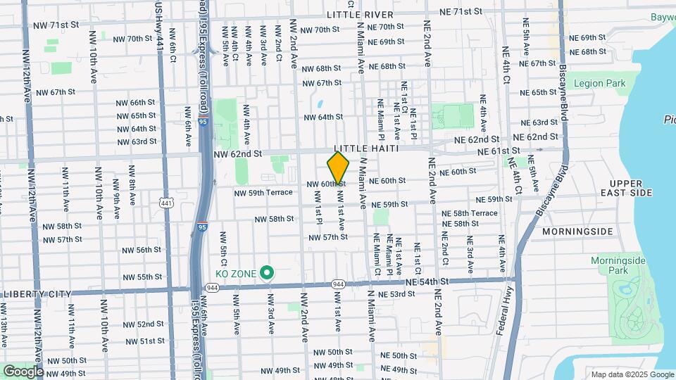 5944 NW 1st Ave Map and Location Details