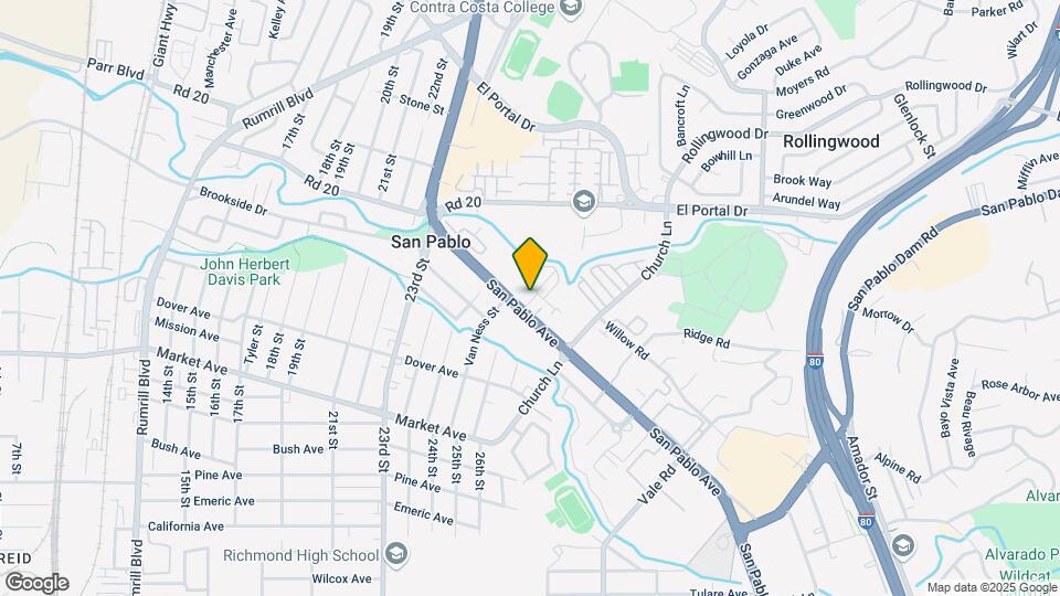 13900 San Pablo Ave Map and Location Details