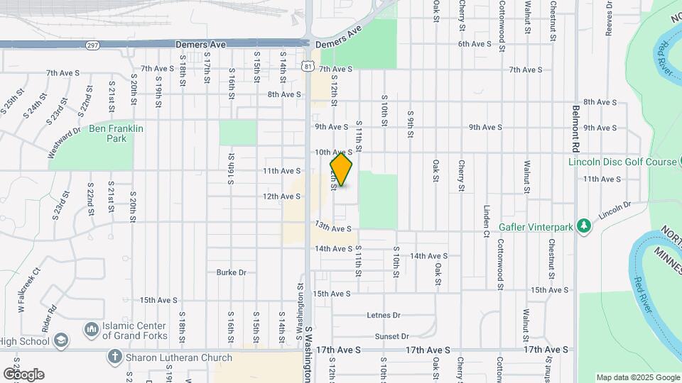 1123 S 12th St Map and Location Details