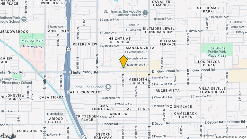 4113 N 22nd St Map and Location Details