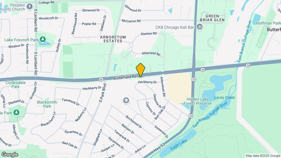 22W362 Hackberry Dr Map and Location Details