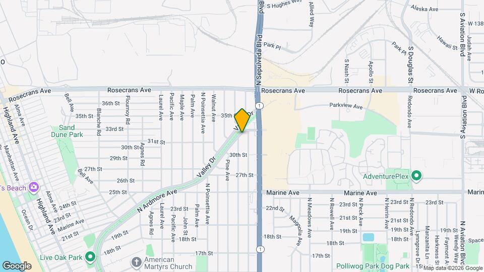 3210 N Ardmore Ave Map and Location Details